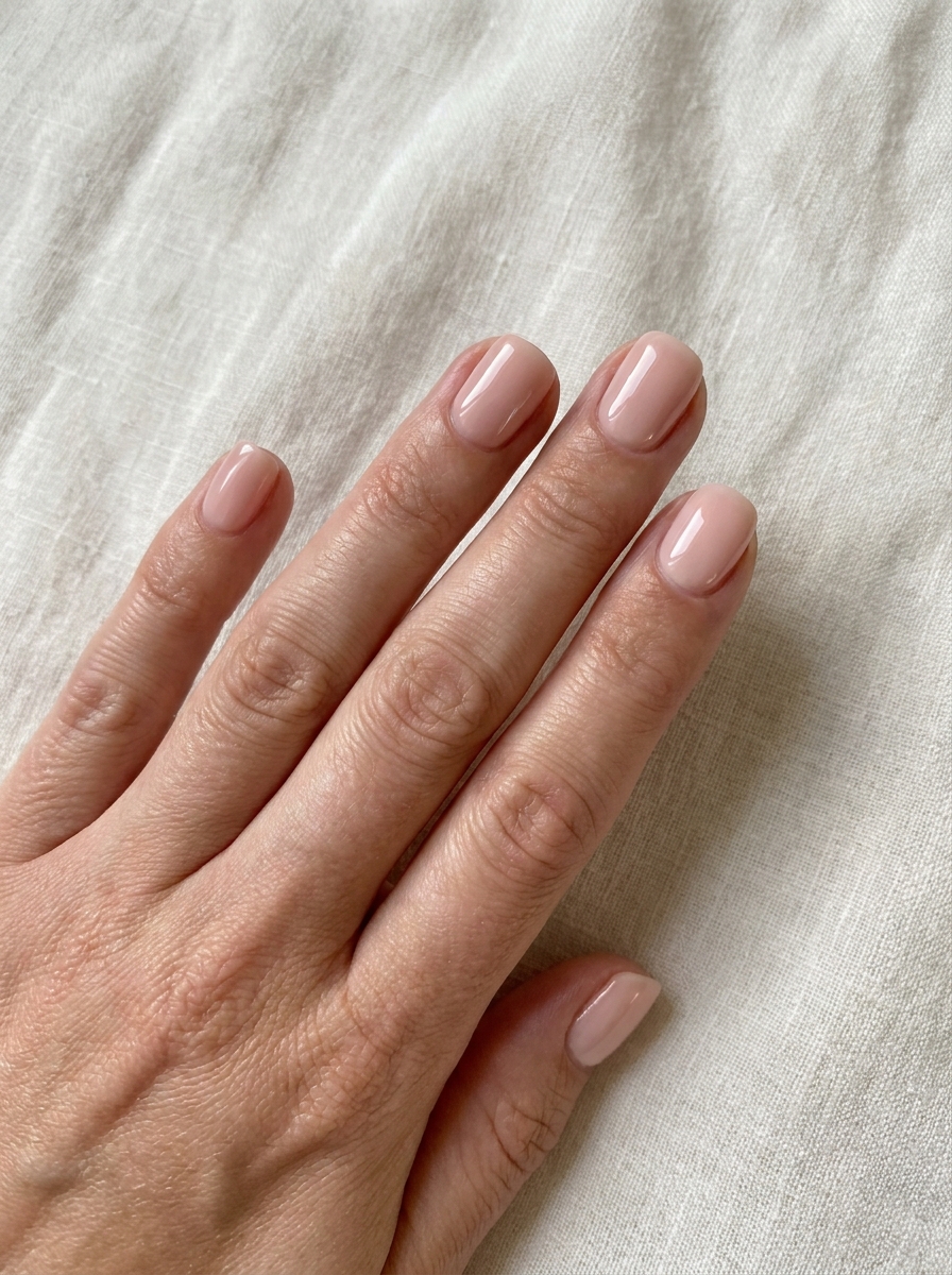 Short Elegant Summer Nails mit kurzer gepflegter Form